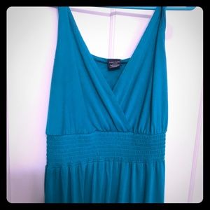 Teal faded glory maxi dress